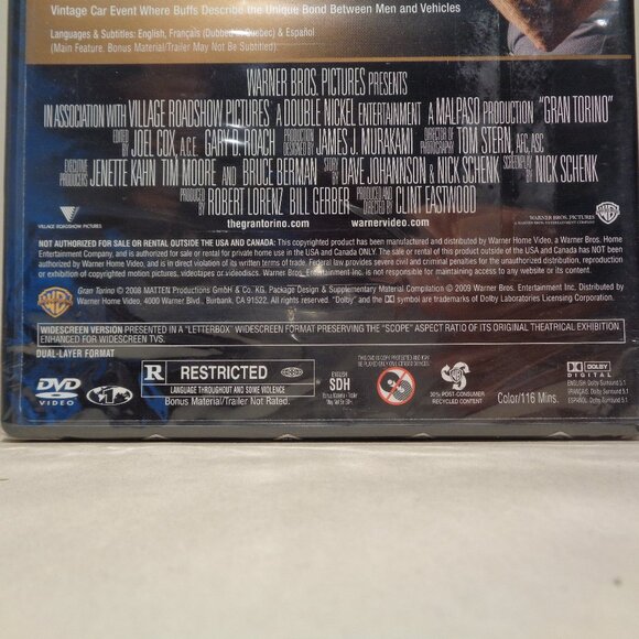 GRAN TORINO New DVD / Widescreen Edition / Bonus Special Features - Picture 5 of 6